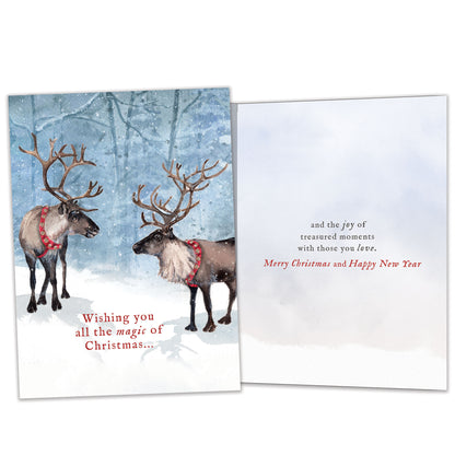 Reindeer Magic Christmas Card