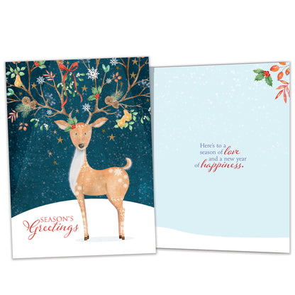Spread Cheer Deer Christmas Card