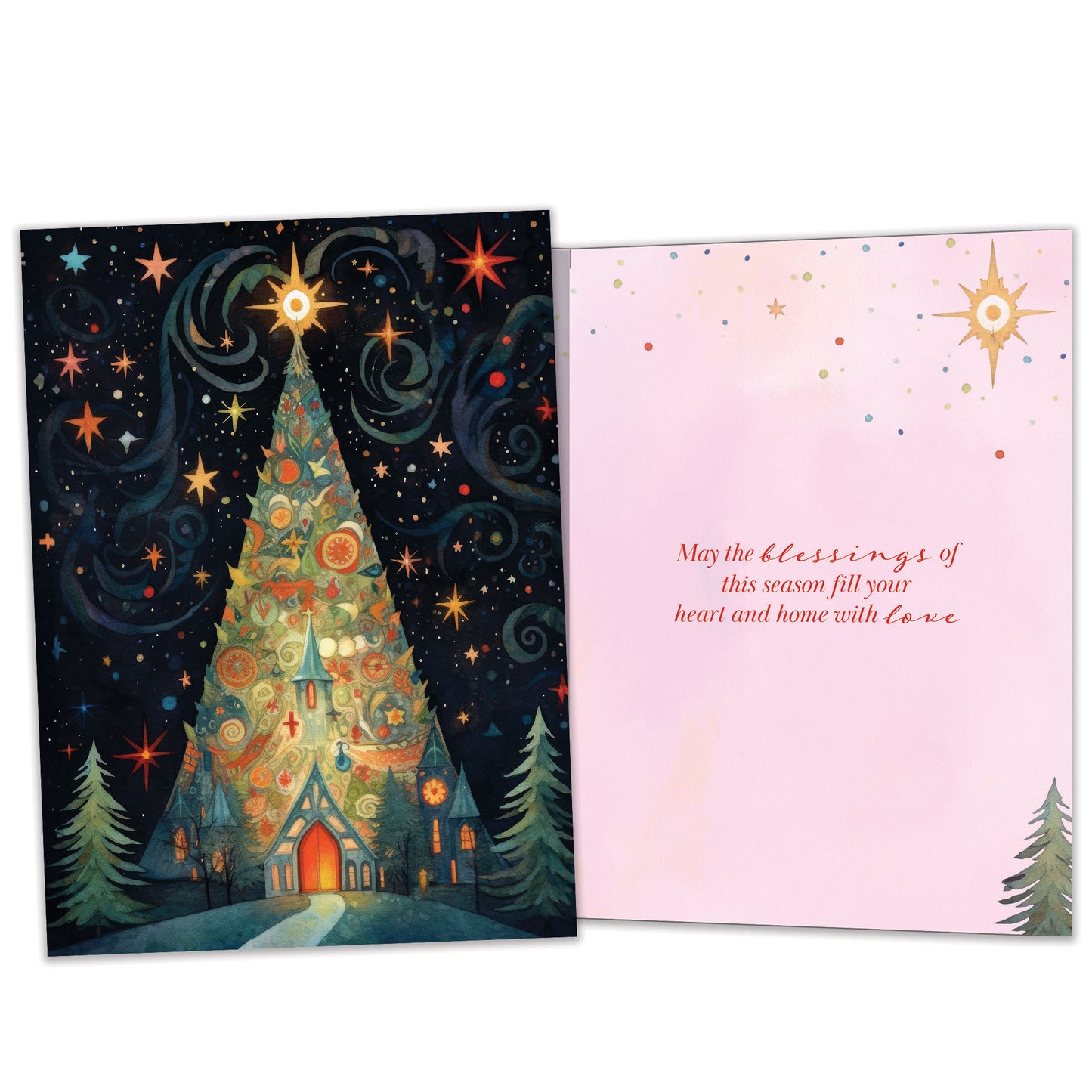 Seasons Blessings Christmas Card