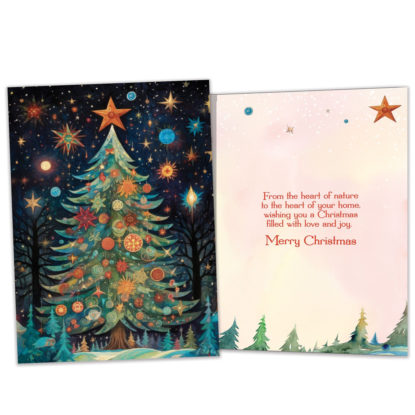 Heart of Nature Christmas Card