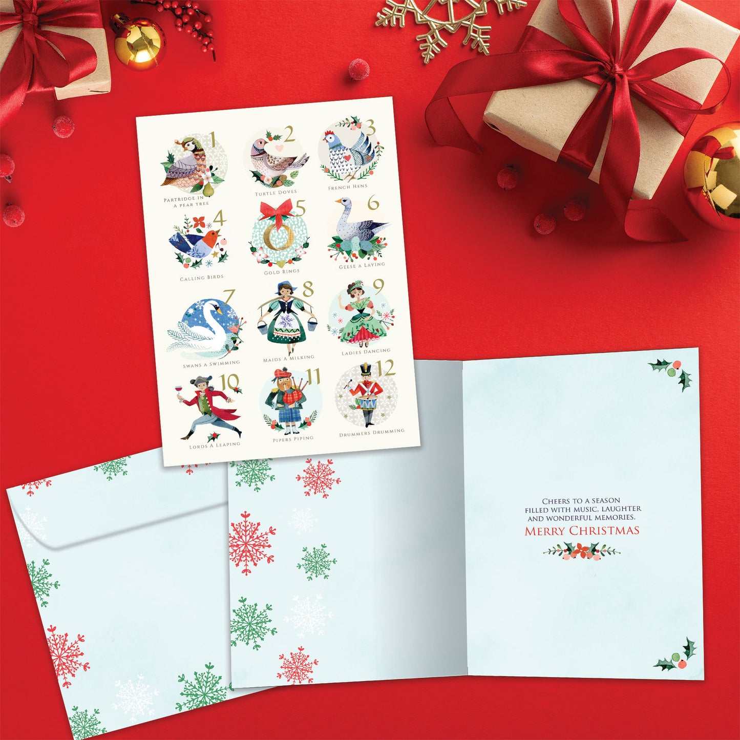 12 Days Christmas Card
