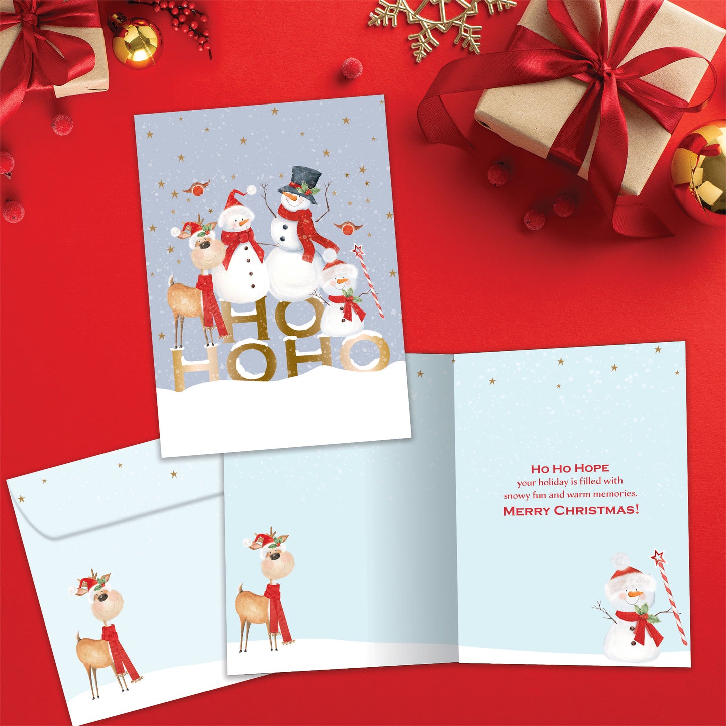 Snowy Fun Christmas Card