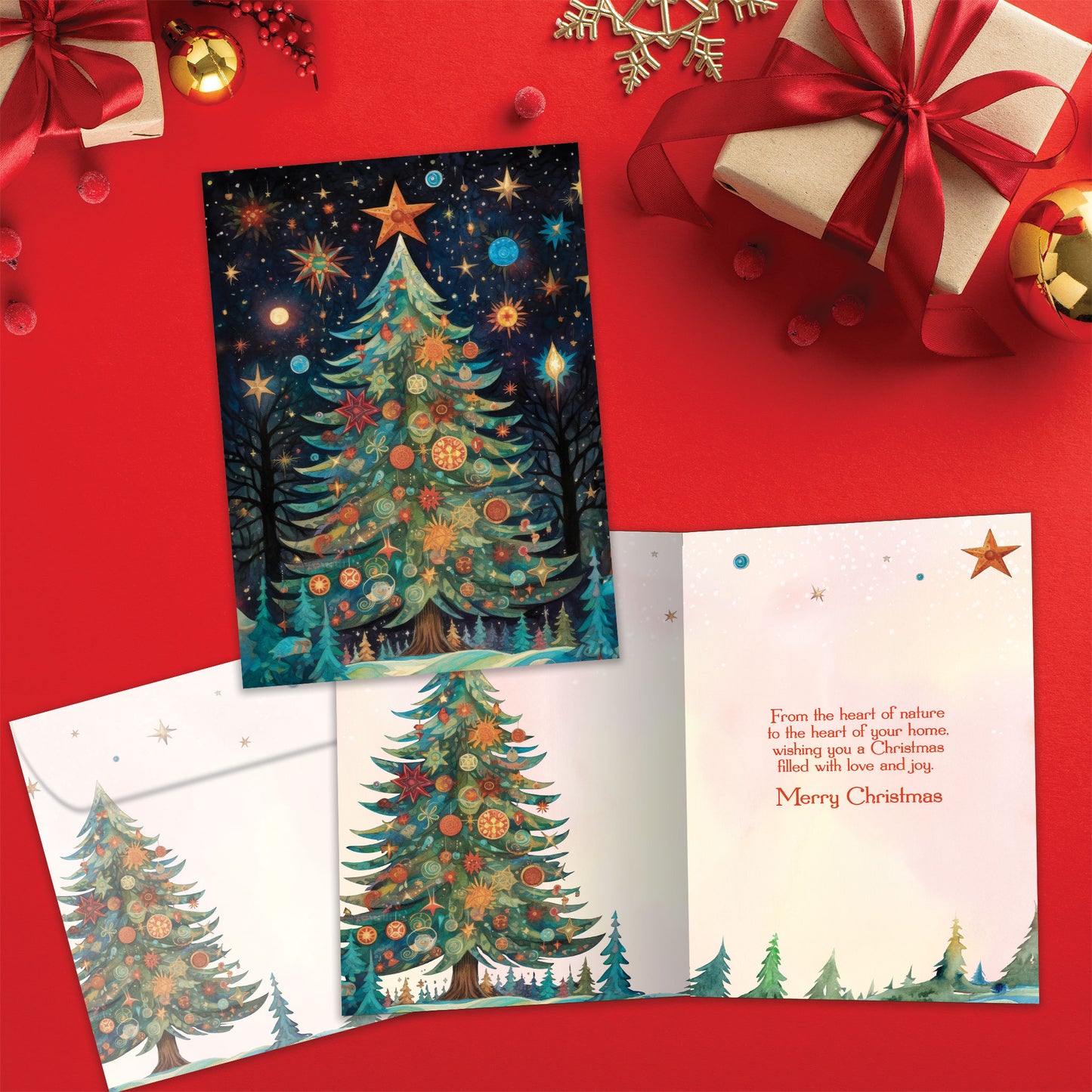 Heart of Nature Christmas Card