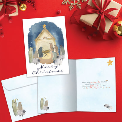 Nativity Miracle Christmas Card