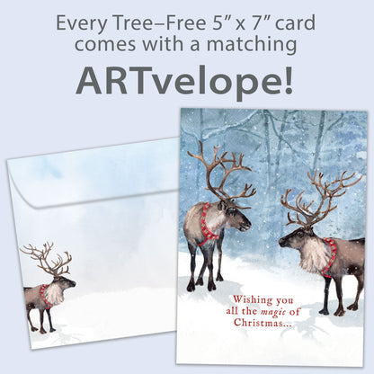 Reindeer Magic Christmas Card