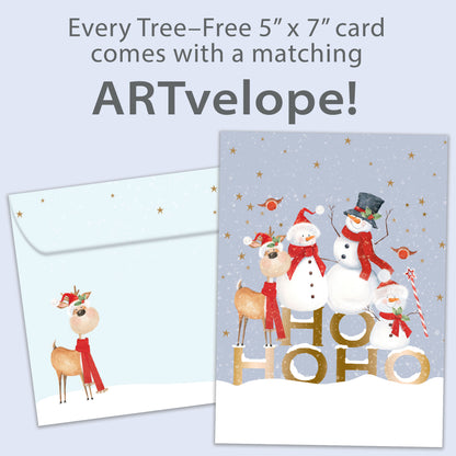 Snowy Fun Christmas Card