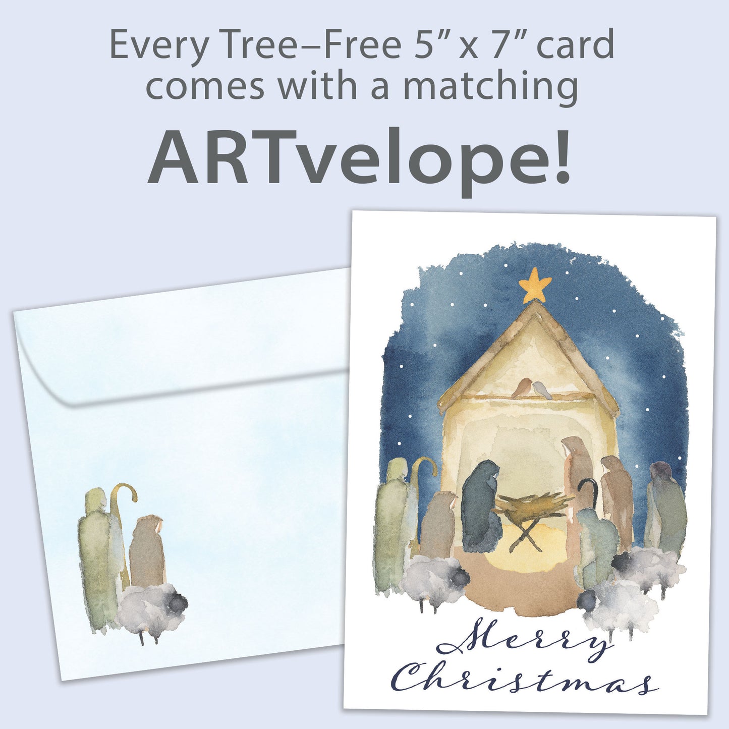 Nativity Miracle Christmas Card