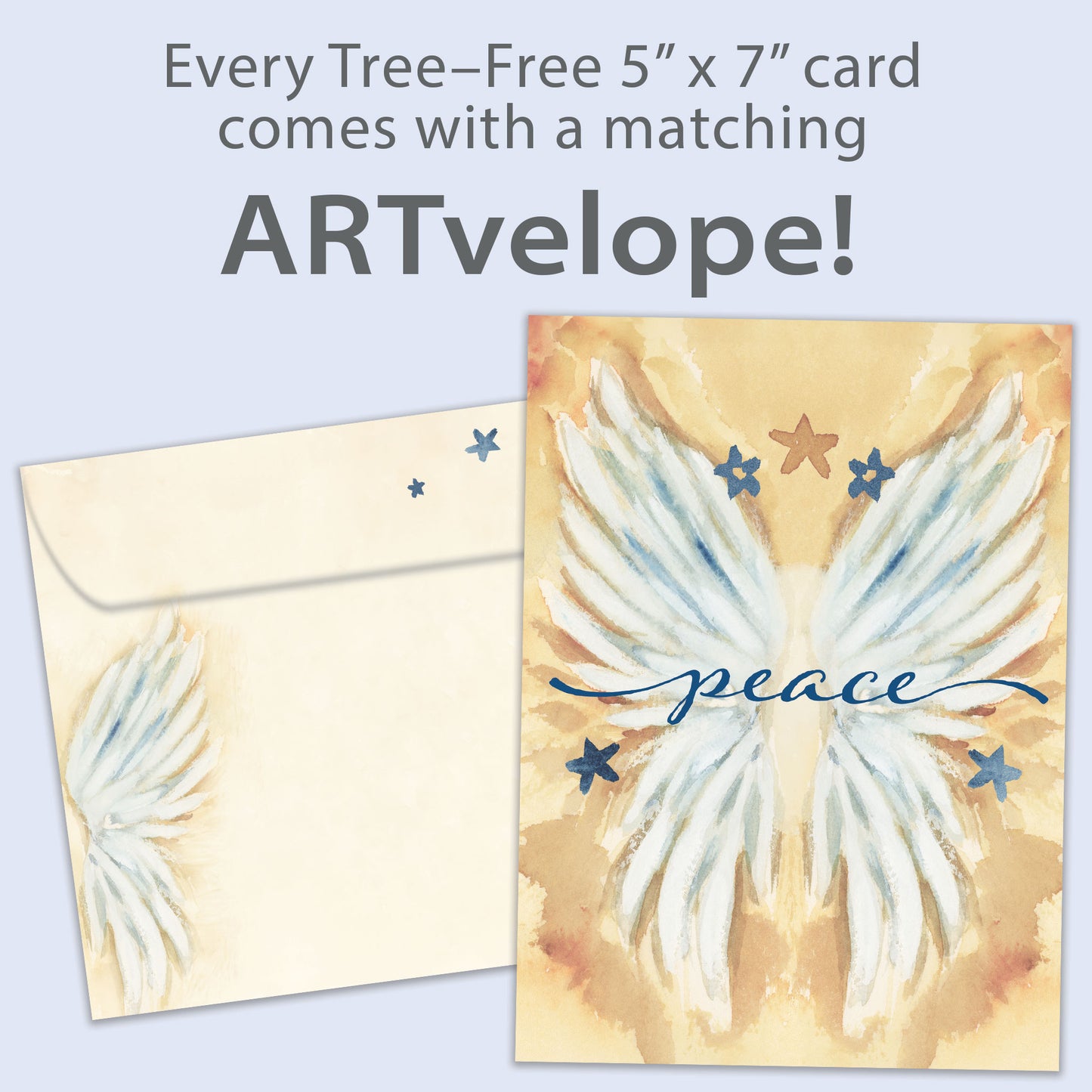 Peace Angel Christmas Card
