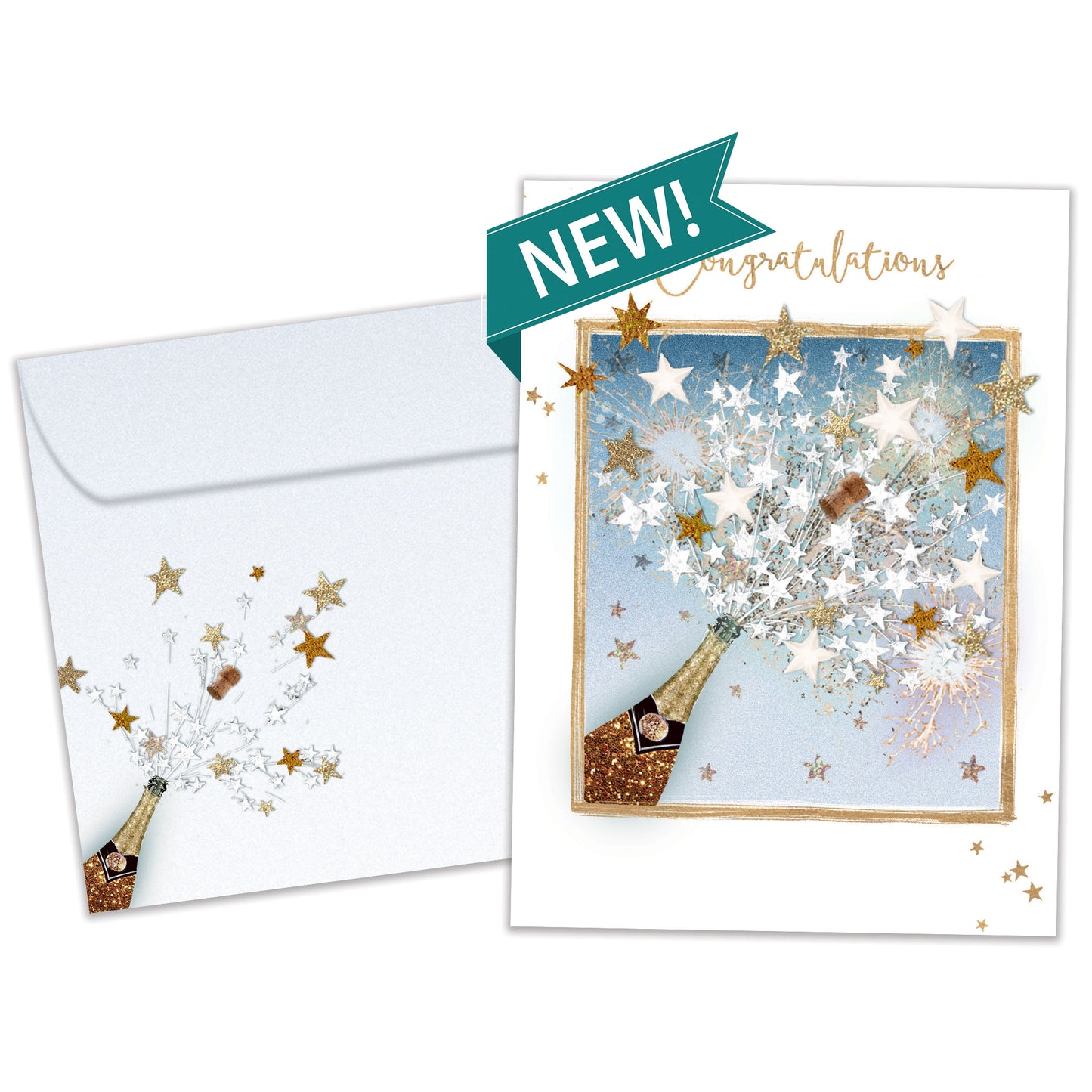 Pop the Cork Congratulations Card