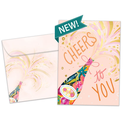 Cheers to You Congratulations Card