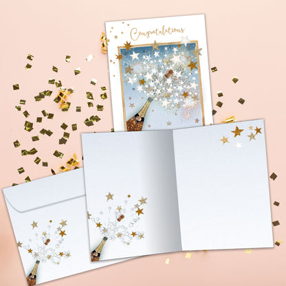 Pop the Cork Congratulations Card