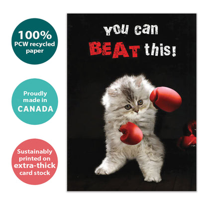 You can beat this! Get Well Card