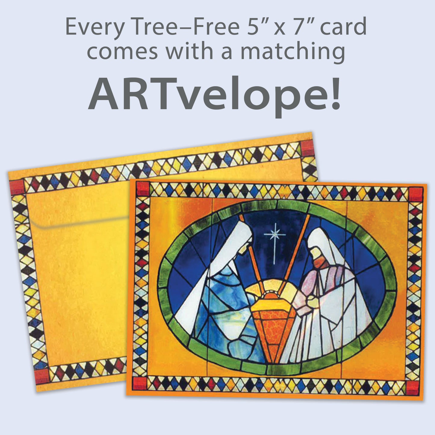 Nativity Scene Christmas Card