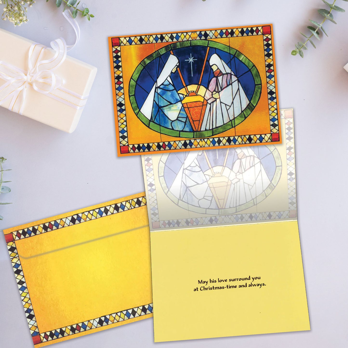 Nativity Scene Christmas Card