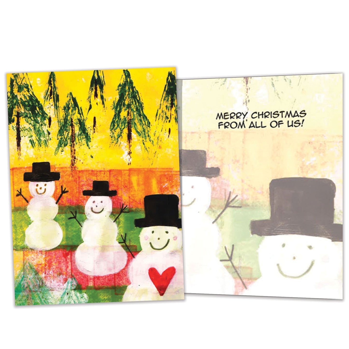 Holiday Greetings from All Christmas Card