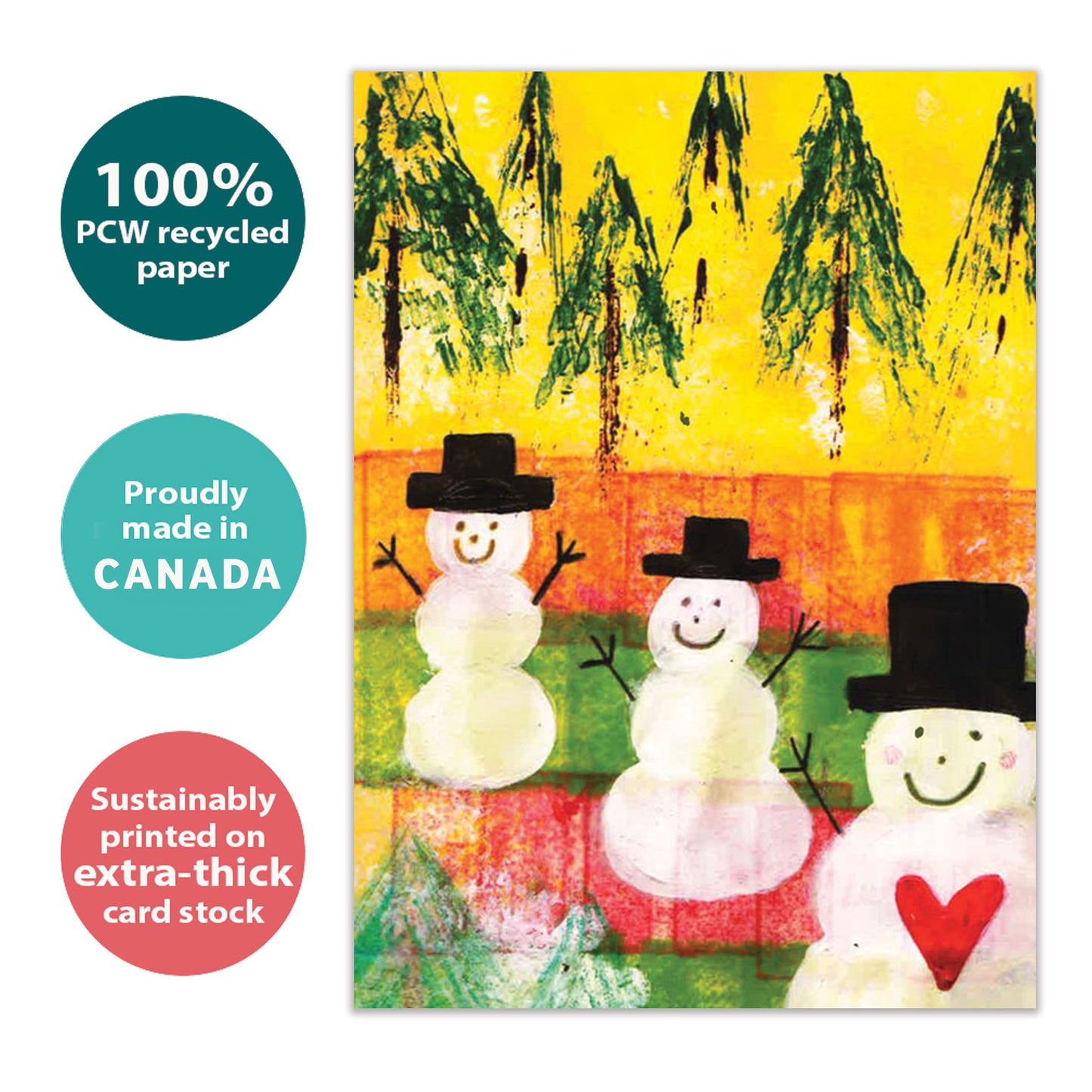 Holiday Greetings from All Christmas Card