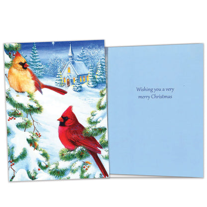 Christmas Cardinals Christmas Card