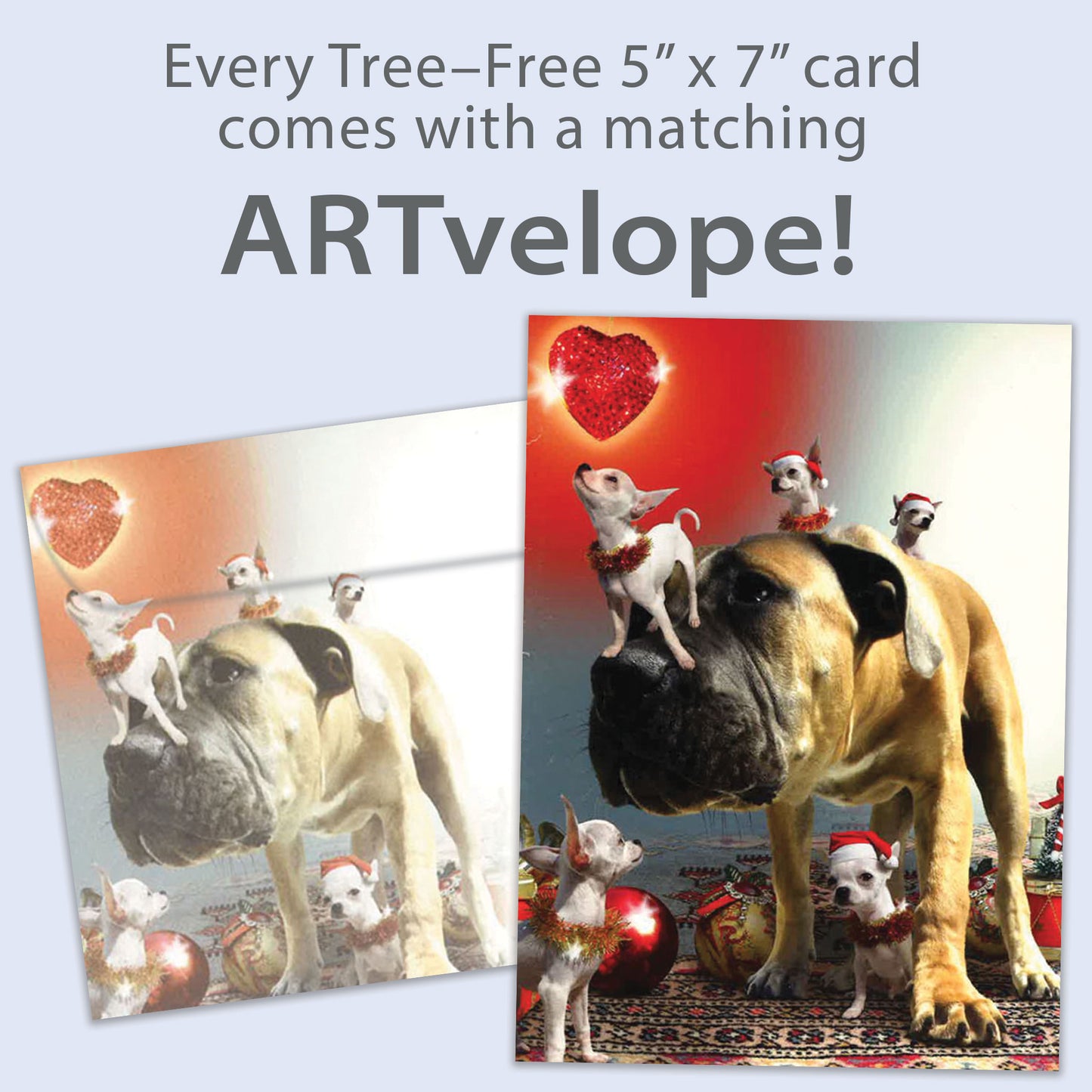Christmas Pile Christmas Card