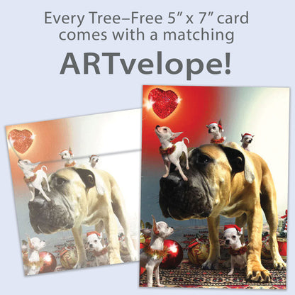 Christmas Pile Christmas Card