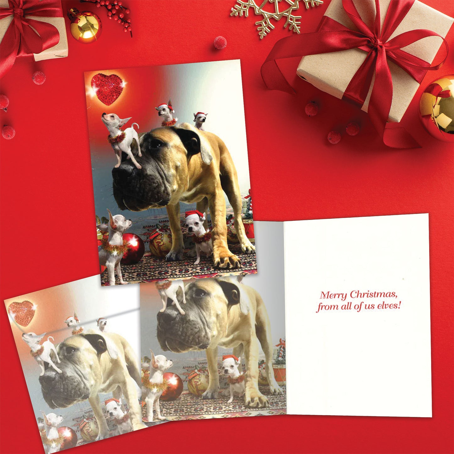 Christmas Pile Christmas Card