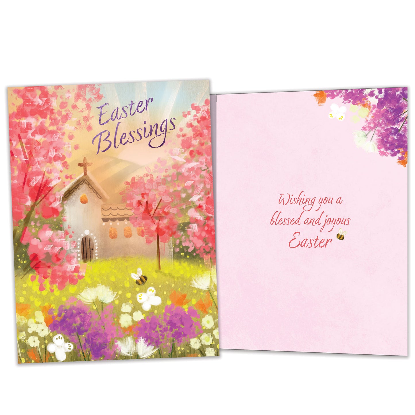 Spring Church Blessings Easter Card
