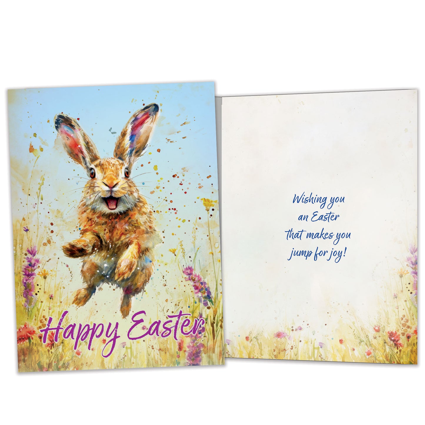 Happy Rabbit Easter Card
