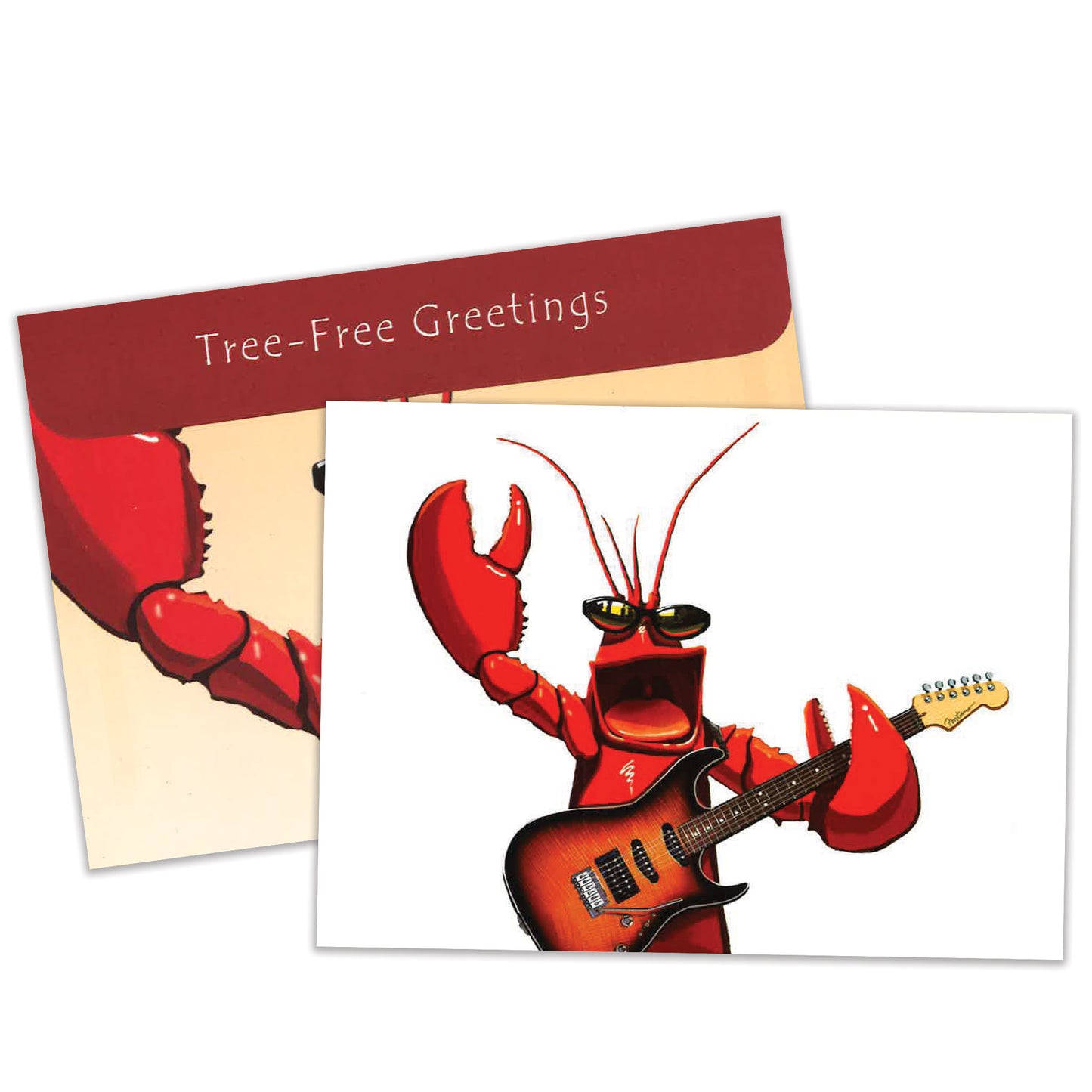 Carte bonne fête Homard