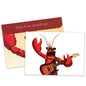 Carte bonne fête Homard