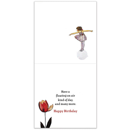 Fairy On A Bubble Thumb-Tack Canvas Card