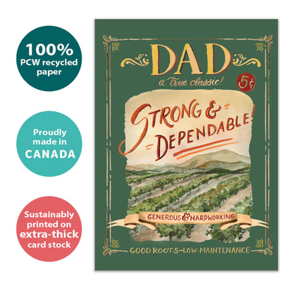 Good Roots Father's Day Card