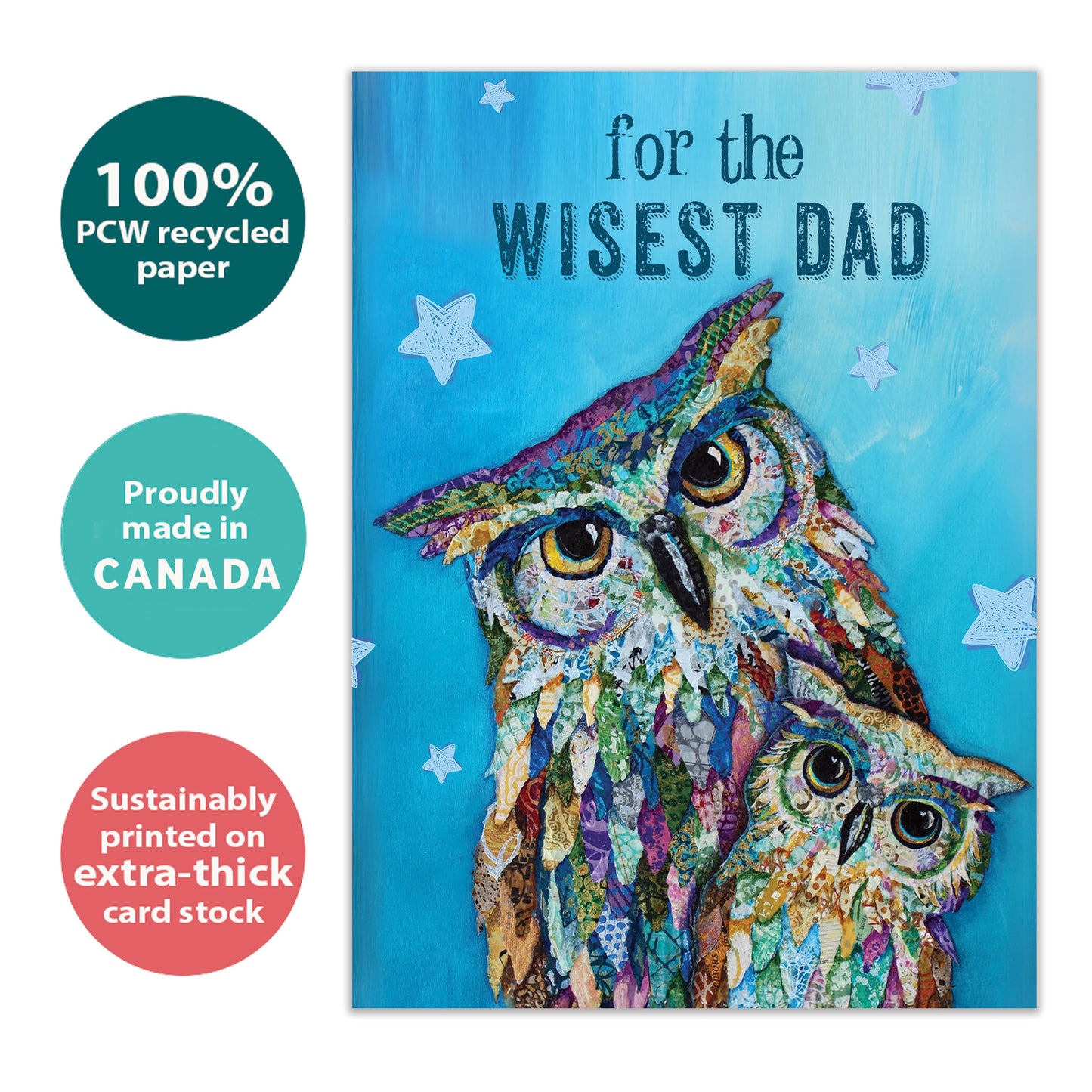 Wisest Owl Father's Day Card
