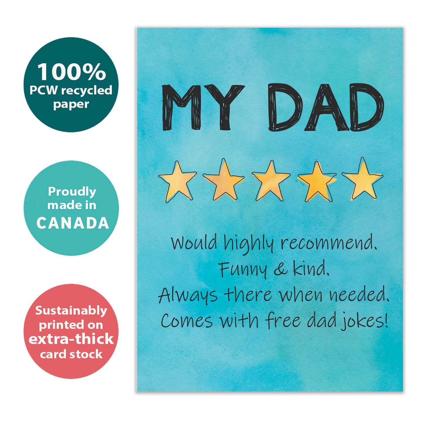 Exceeded Expectations Father's Day Card