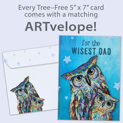 Wisest Owl Father's Day Card