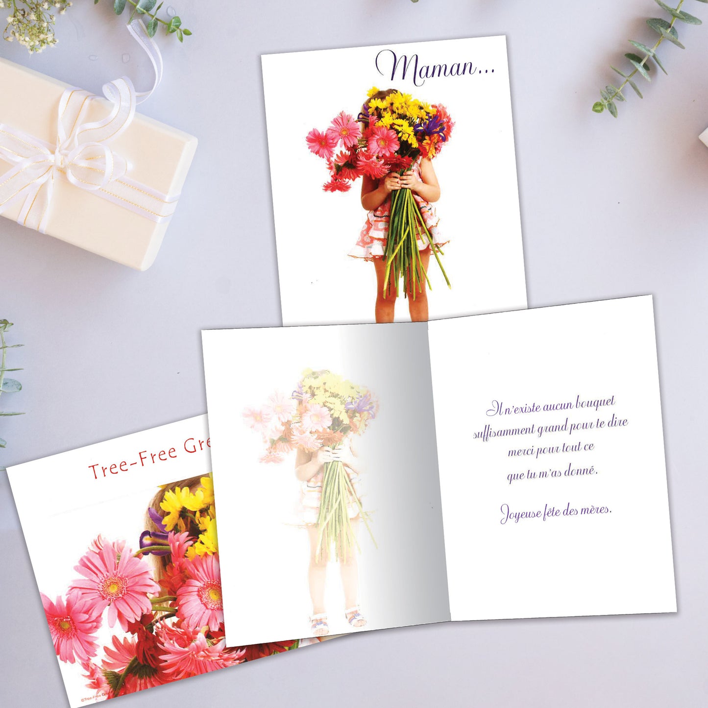 Carte Fête des Mères Fleurs de jour de la mère