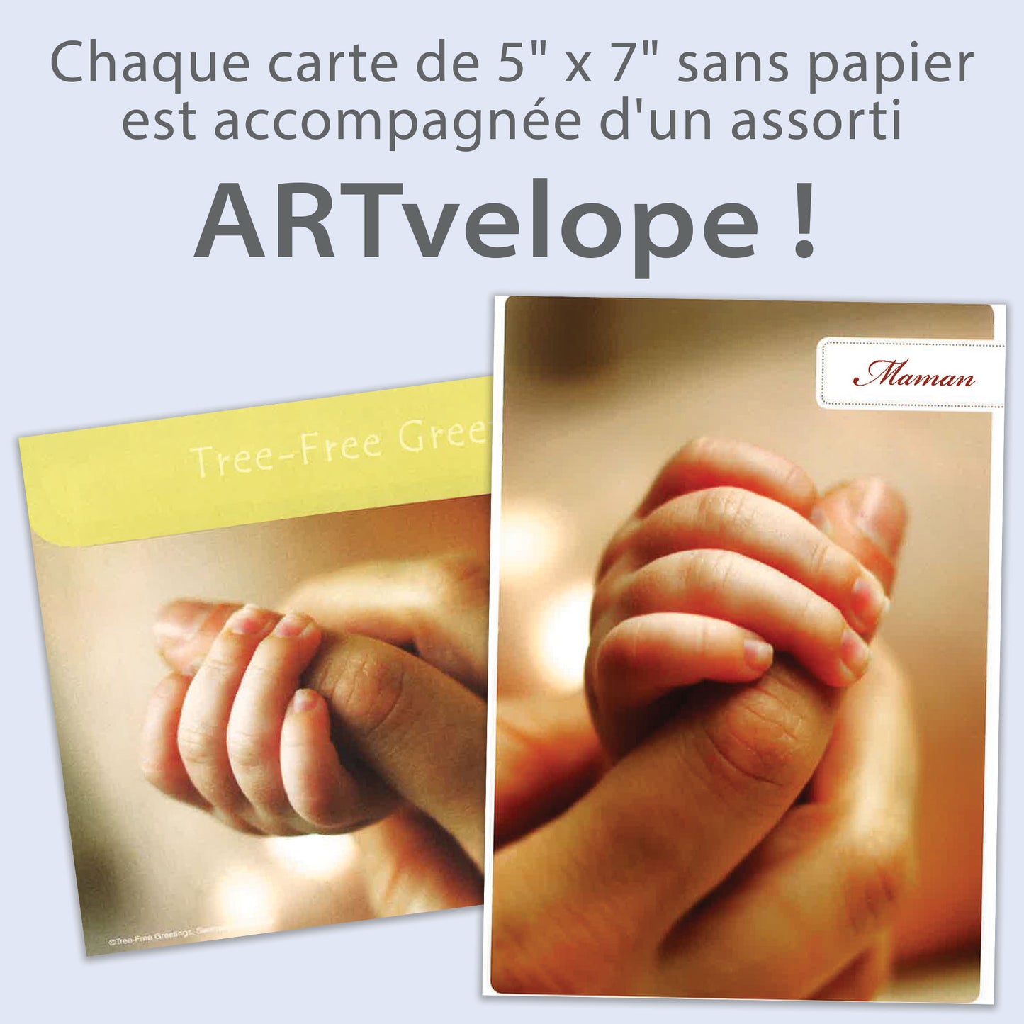 Carte Fête des Mères Mains de la mère