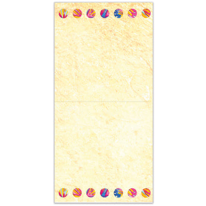 French Caterpillar Butterfly Thumb-Tack Canvas Card