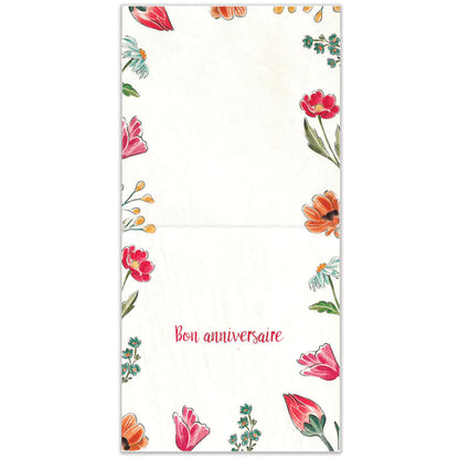 French Today Choose Joy Thumb-Tack Canvas Card