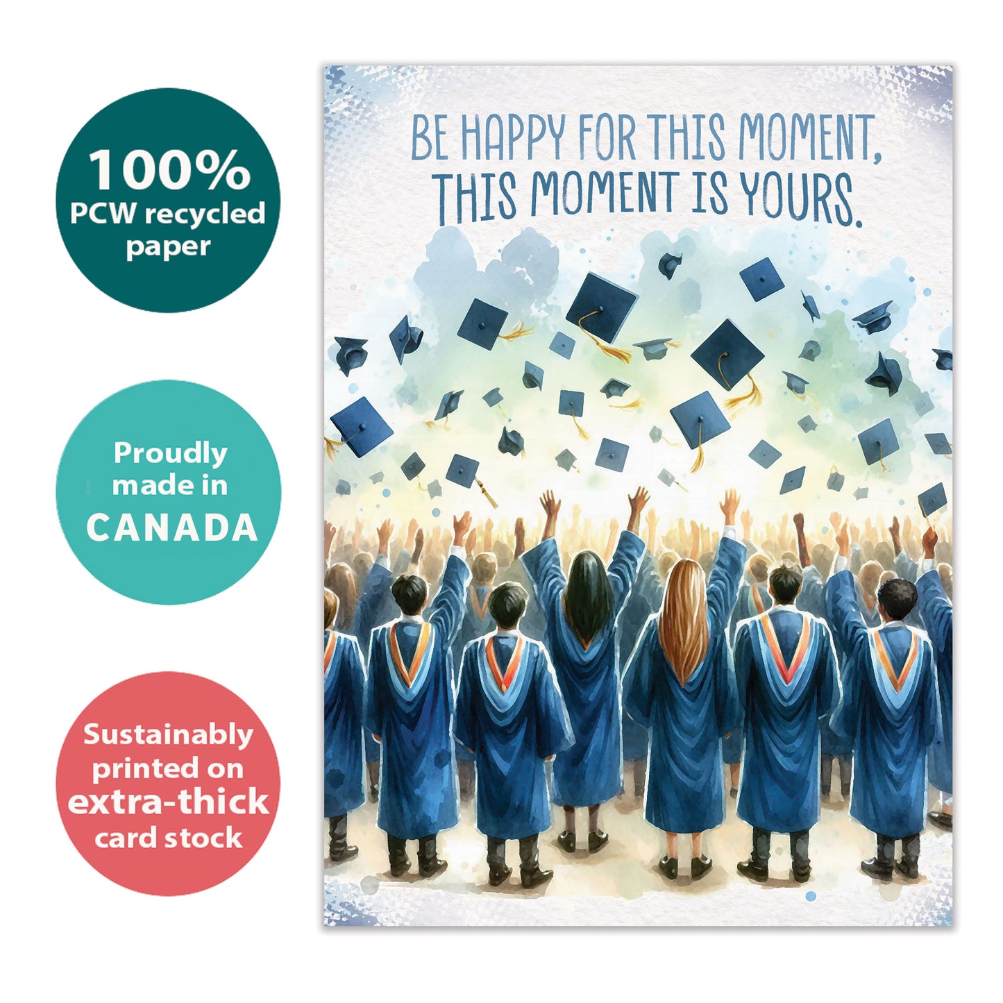 Happy Students Graduation Card