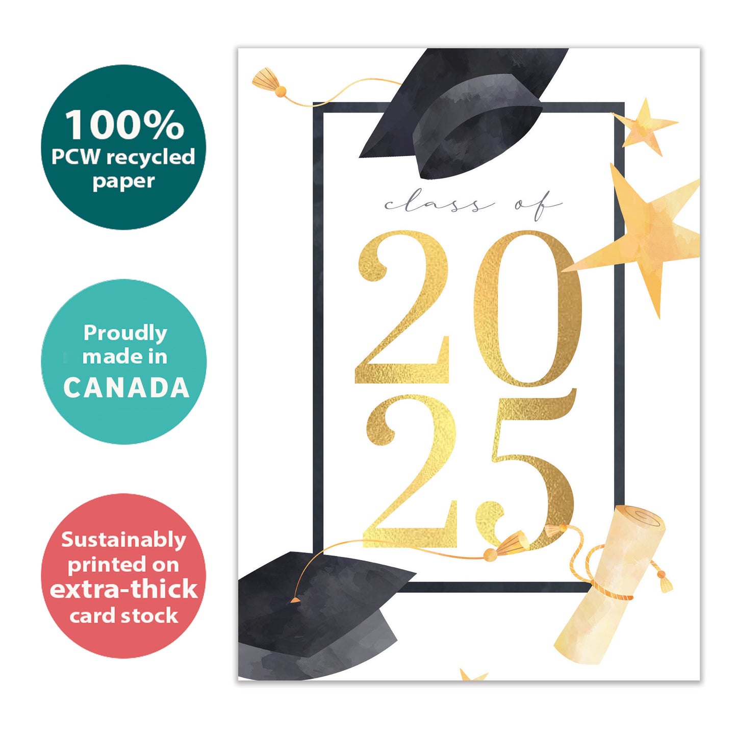 Congrats Diploma 2025 Graduation Card