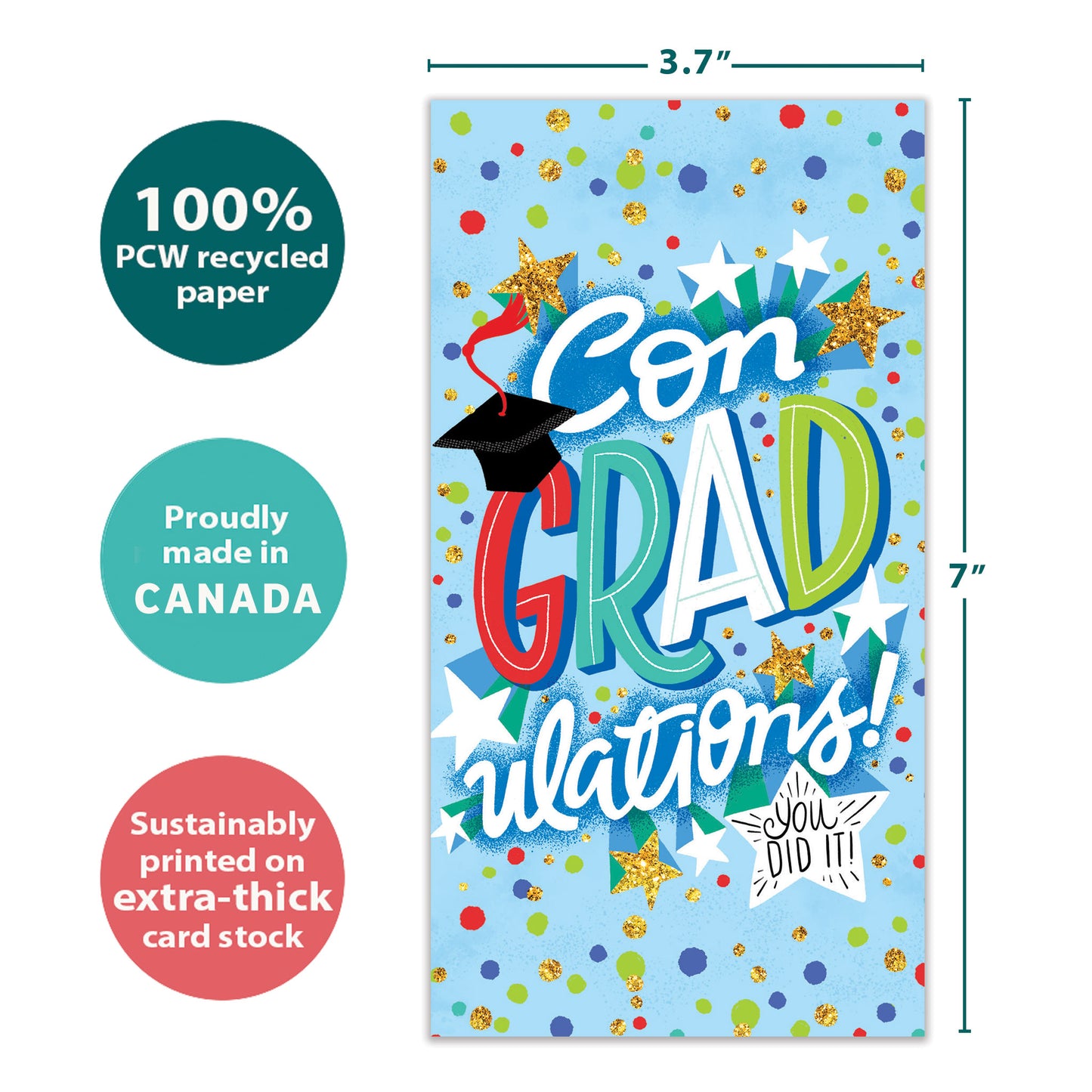 Proud of You 2025 Graduation Money Holder Card