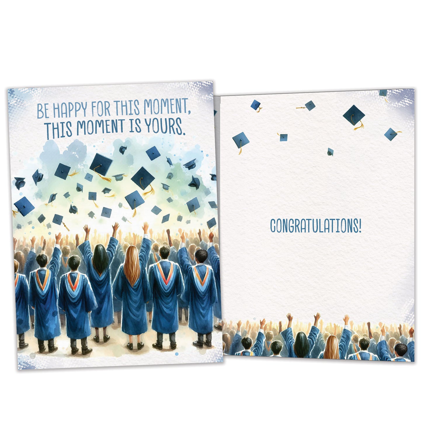 Happy Students Graduation Card