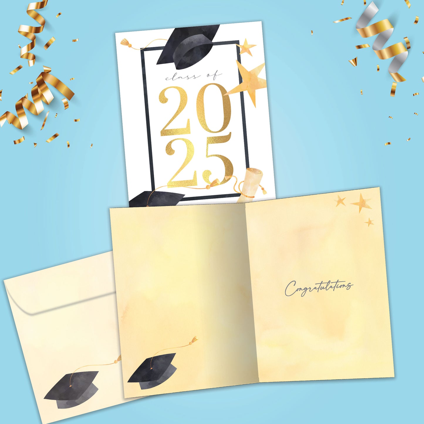 Congrats Diploma 2025 Graduation Card