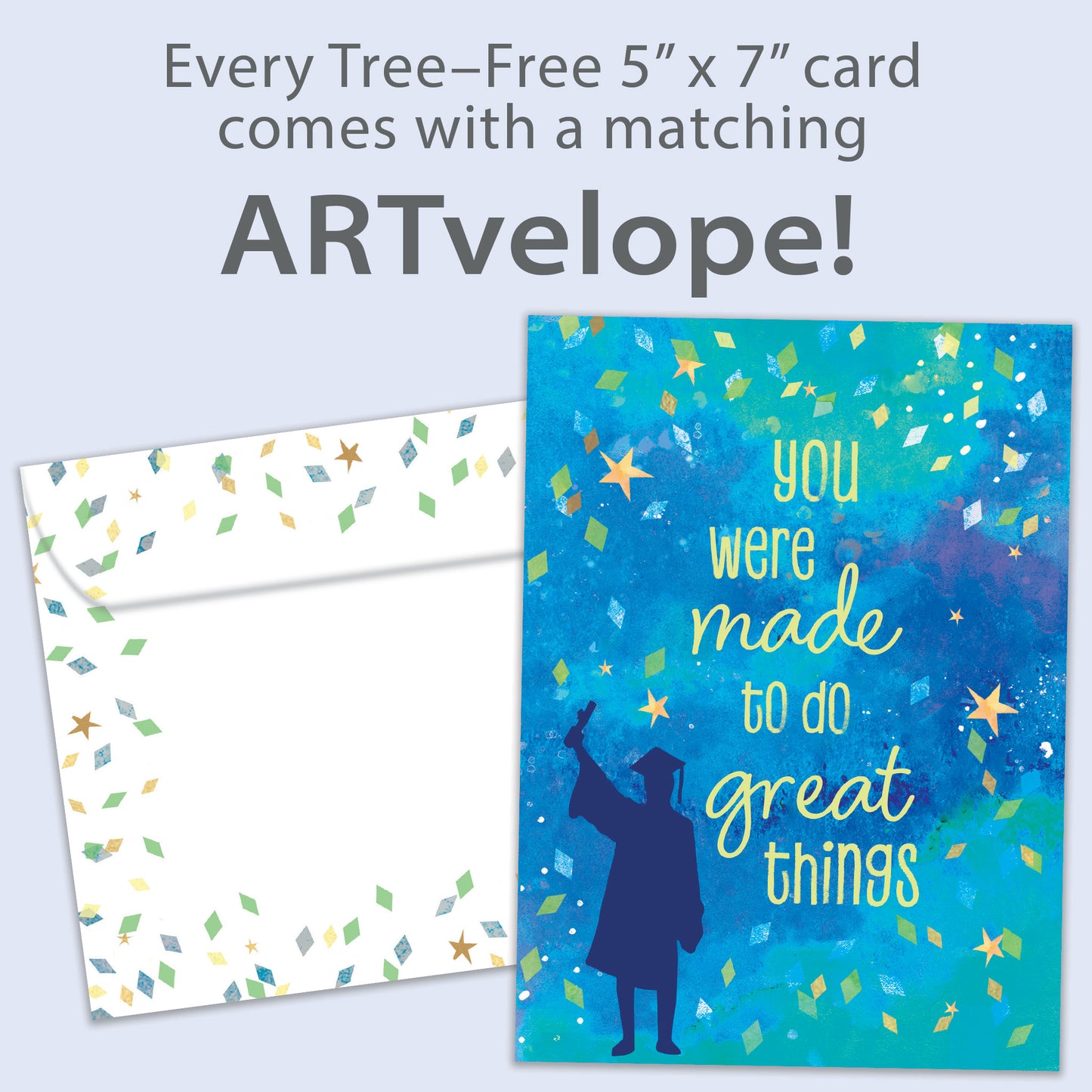 Starry Greatness Graduation Card