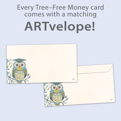 Graduation Owl Money Holder Card