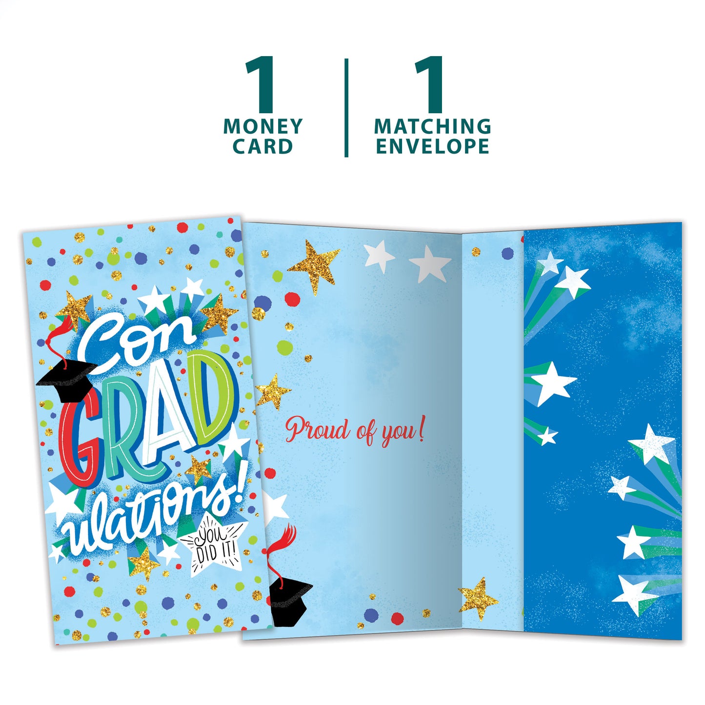 Proud of You 2025 Graduation Money Holder Card