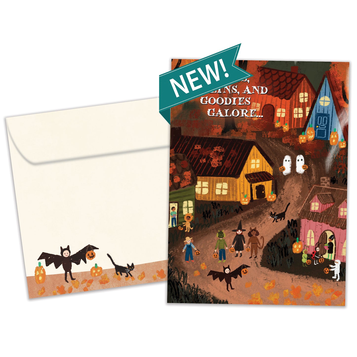 Ghosts and Goblins Halloween Card