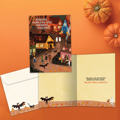 Ghosts and Goblins Halloween Card