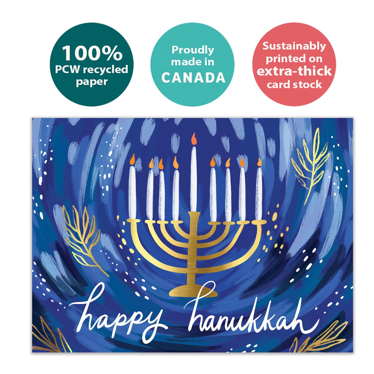 Glow Together Hanukkah Card