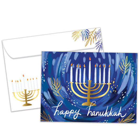 Glow Together Hanukkah Card