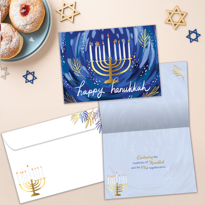 Glow Together Hanukkah Card